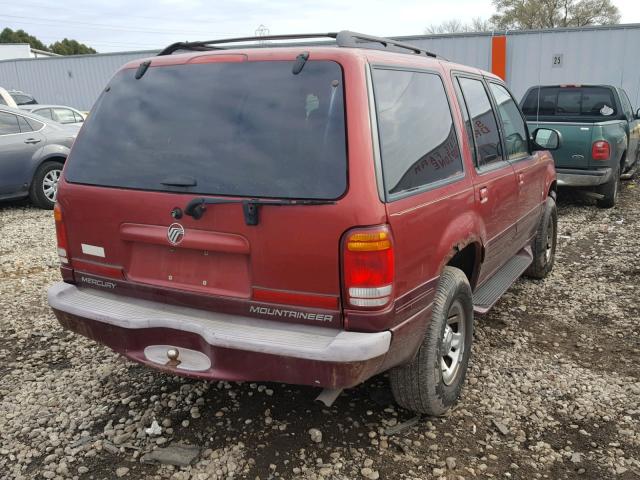 4M2DU55PXXUJ12259 - 1999 MERCURY MOUNTAINEE RED photo 4