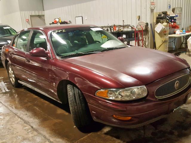 1G4HR54K244171991 - 2004 BUICK LESABRE LI MAROON photo 1