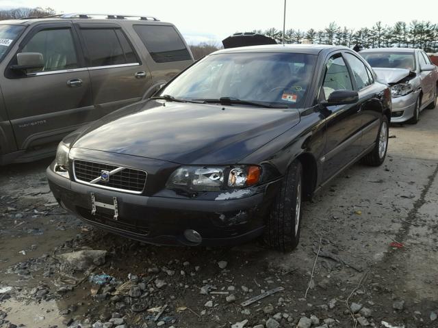 YV1RS59V442401472 - 2004 VOLVO S60 2.5T BLACK photo 2