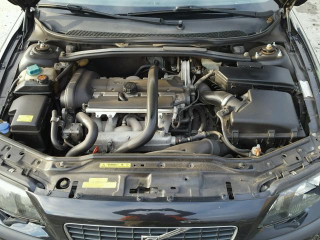 YV1RS59V442401472 - 2004 VOLVO S60 2.5T BLACK photo 7