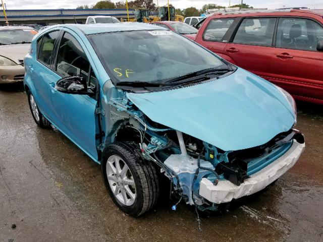 JTDKDTB32D1058942 - 2013 TOYOTA PRIUS C BLUE photo 1