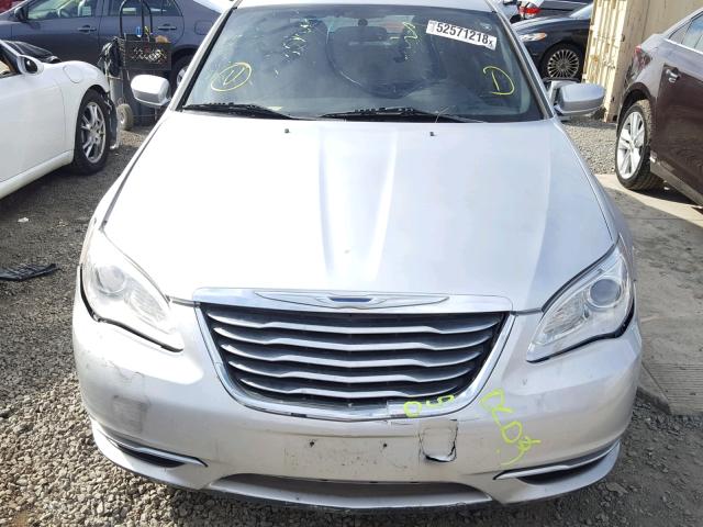 1C3CCBBB3CN236751 - 2012 CHRYSLER 200 TOURIN SILVER photo 9