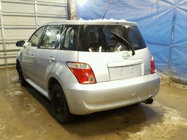 JTKKT624060134740 - 2006 TOYOTA SCION XA SILVER photo 3