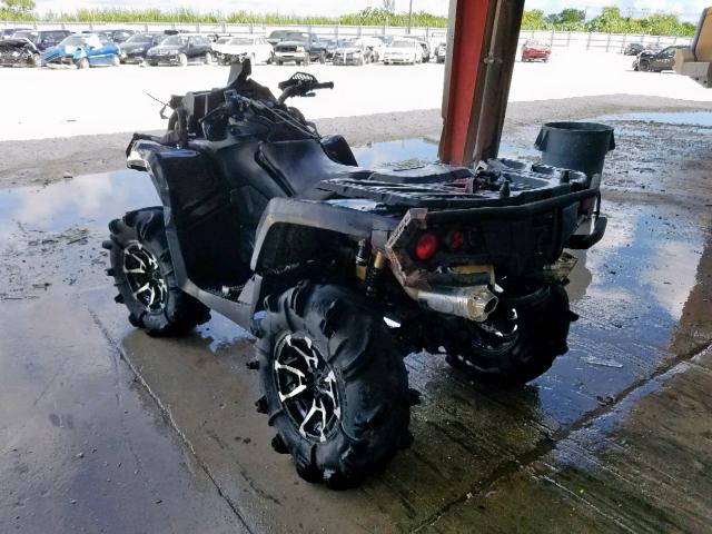 3JBLWAX25HJ000453 - 2017 CAN-AM OUTLANDER BLACK photo 3