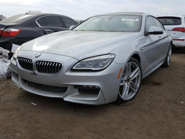 WBA6D0C52GG432352 - 2016 BMW 640 I SILVER photo 2