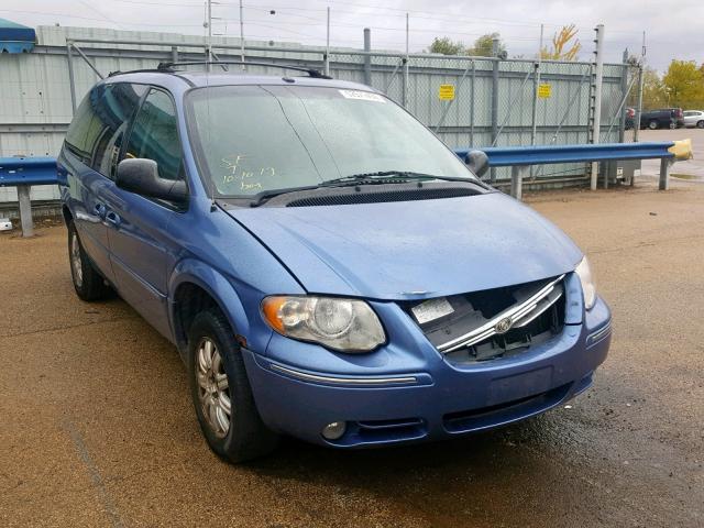 2A4GP54L67R216991 - 2007 CHRYSLER TOWN & COU BLUE photo 1