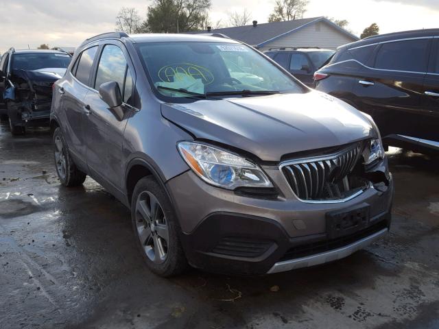 KL4CJASB4EB636652 - 2014 BUICK ENCORE TAN photo 1