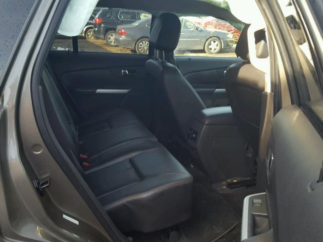 2FMDK4JC0DBB69687 - 2013 FORD EDGE SEL GRAY photo 6