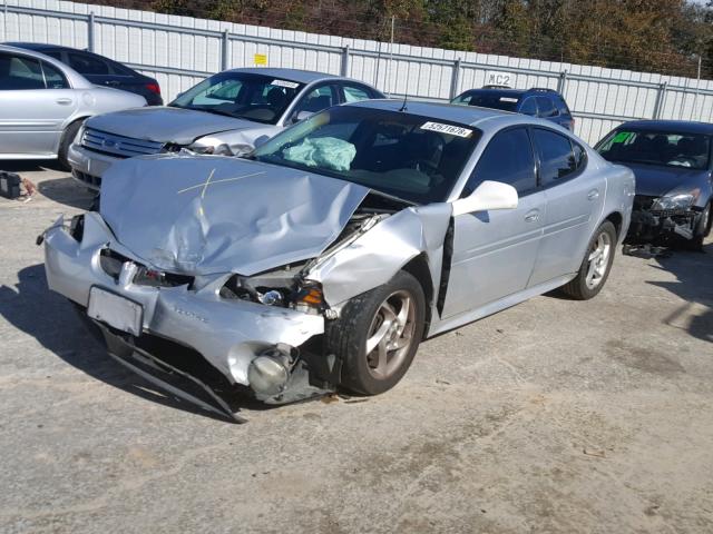 2G2WR524X41130086 - 2004 PONTIAC GRAND PRIX SILVER photo 2