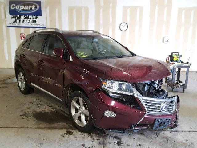 JTJBK1BA2D2032843 - 2013 LEXUS RX 350 MAROON photo 1