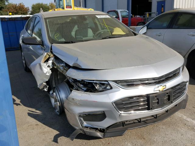 1G1ZB5ST1HF240472 - 2017 CHEVROLET MALIBU LS 银色 照片 1