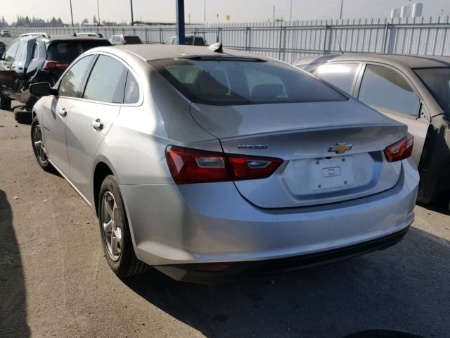 1G1ZB5ST1HF240472 - 2017 CHEVROLET MALIBU LS 银色 照片 3