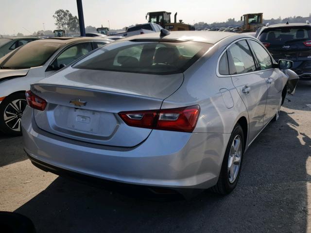1G1ZB5ST1HF240472 - 2017 CHEVROLET MALIBU LS 银色 照片 4
