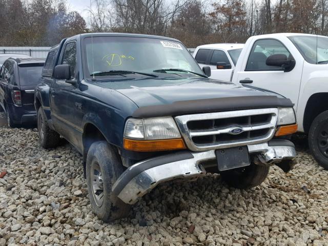 1FTYR10C9WTA65221 - 1998 FORD RANGER GREEN photo 1