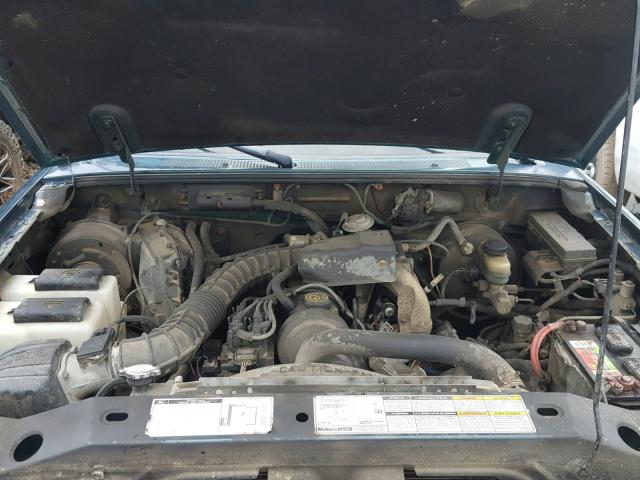 1FTYR10C9WTA65221 - 1998 FORD RANGER GREEN photo 7