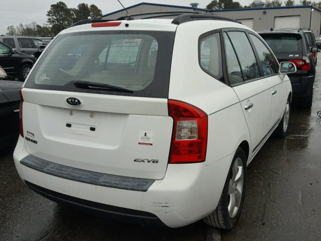 KNAFG526887157151 - 2008 KIA RONDO LX WHITE photo 4