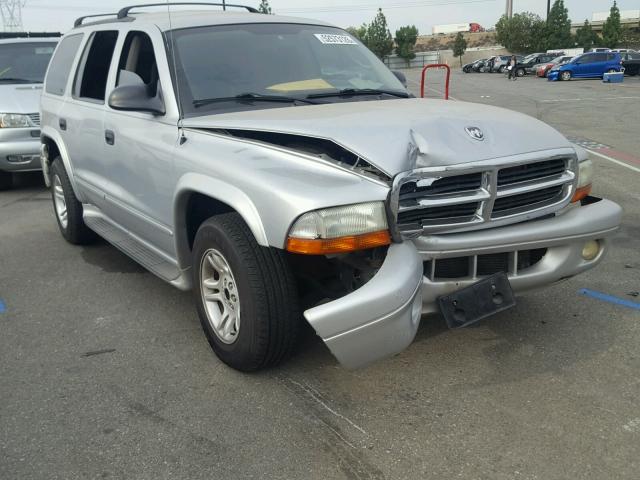 1B4HR48N42F178376 - 2002 DODGE DURANGO SL SILVER photo 1