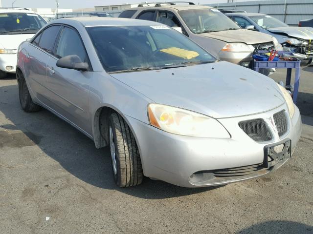 1G2ZF55B964166245 - 2006 PONTIAC G6 SE SILVER photo 1