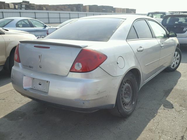 1G2ZF55B964166245 - 2006 PONTIAC G6 SE SILVER photo 4