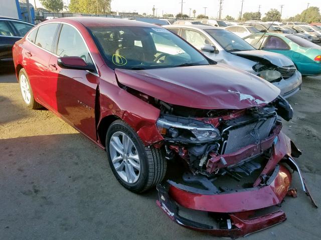 1G1ZF5SU1JF273359 - 2018 CHEVROLET MALIBU HYB RED photo 1