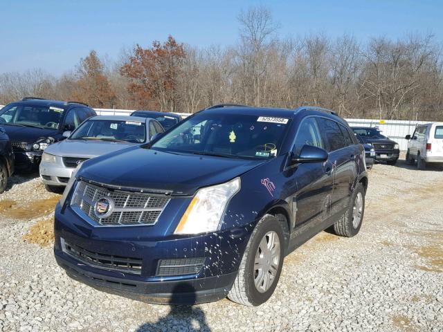 3GYFNDEY2AS624419 - 2010 CADILLAC SRX LUXURY BLUE photo 2