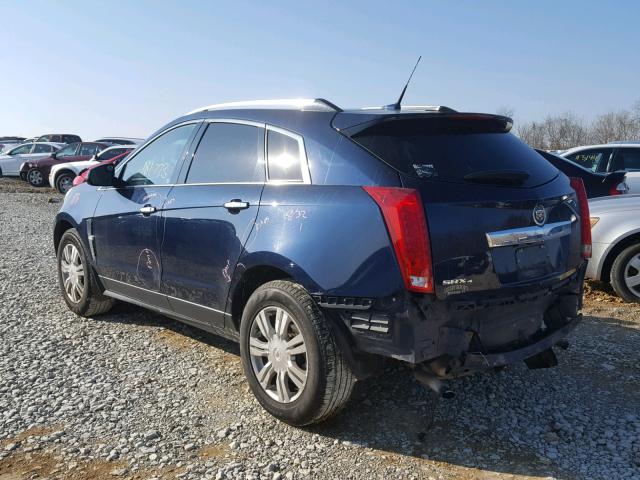 3GYFNDEY2AS624419 - 2010 CADILLAC SRX LUXURY BLUE photo 3