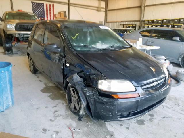 KL1TD66666B572677 - 2006 CHEVROLET AVEO BASE Qara foto 1