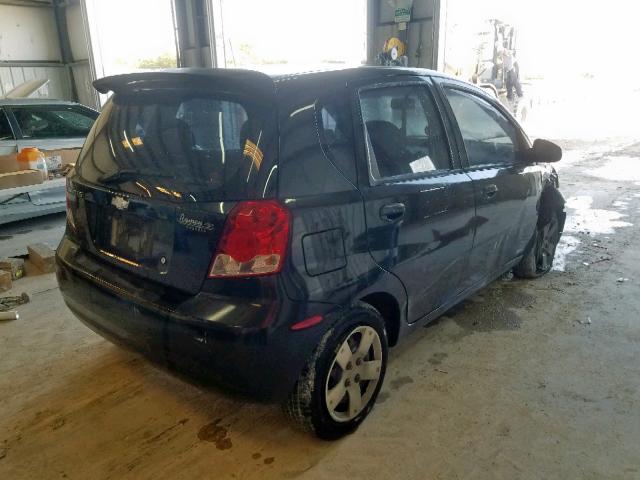 KL1TD66666B572677 - 2006 CHEVROLET AVEO BASE Qara foto 4