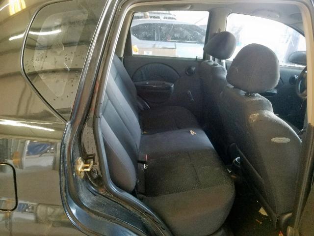 KL1TD66666B572677 - 2006 CHEVROLET AVEO BASE Qara foto 6