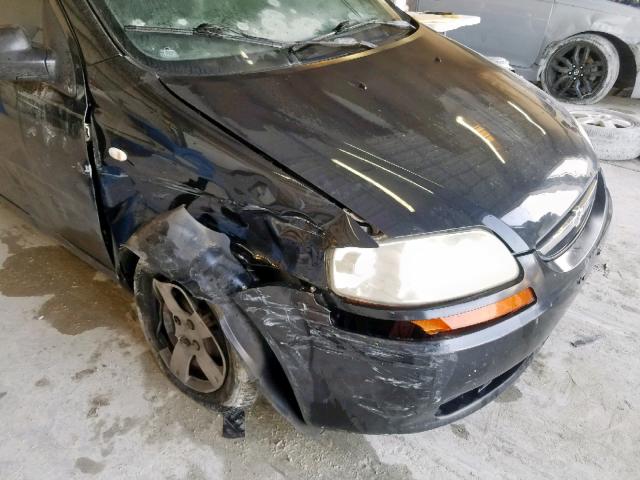 KL1TD66666B572677 - 2006 CHEVROLET AVEO BASE Qara foto 9