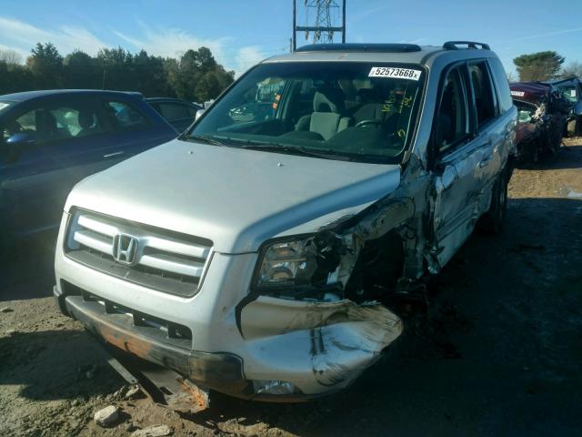 5FNYF18368B035449 - 2008 HONDA PILOT SE SILVER photo 2