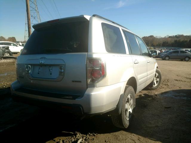 5FNYF18368B035449 - 2008 HONDA PILOT SE SILVER photo 4