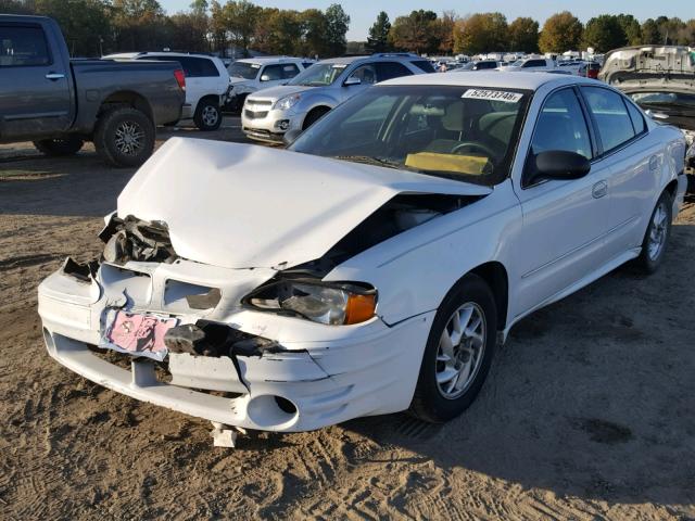 1G2NF52E54M667126 - 2004 PONTIAC GRAND AM S WHITE photo 2