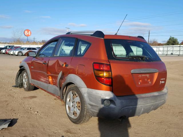 5Y2SL63865Z481699 - 2005 PONTIAC VIBE ORANGE photo 3