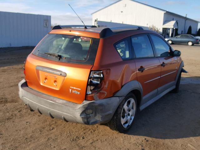 5Y2SL63865Z481699 - 2005 PONTIAC VIBE ORANGE photo 4