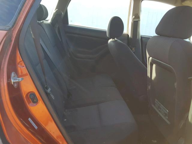 5Y2SL63865Z481699 - 2005 PONTIAC VIBE ORANGE photo 6