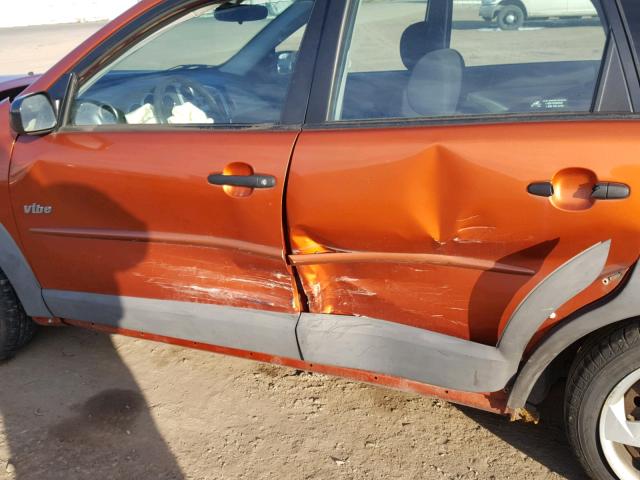 5Y2SL63865Z481699 - 2005 PONTIAC VIBE ORANGE photo 9