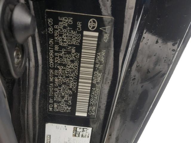 JTKDE177260085162 - 2006 TOYOTA SCION TC 黑色 照片 10