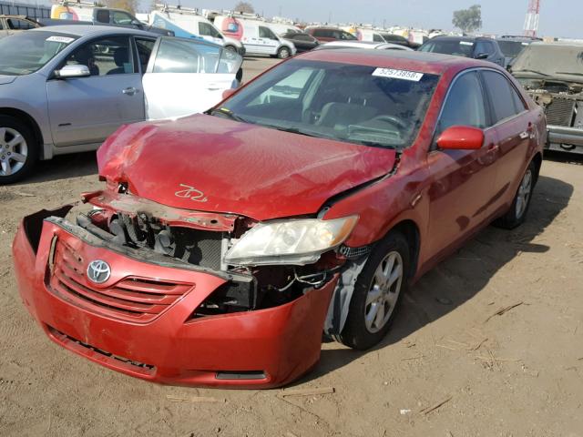 4T1BE46K68U226182 - 2008 TOYOTA CAMRY CE RED photo 2