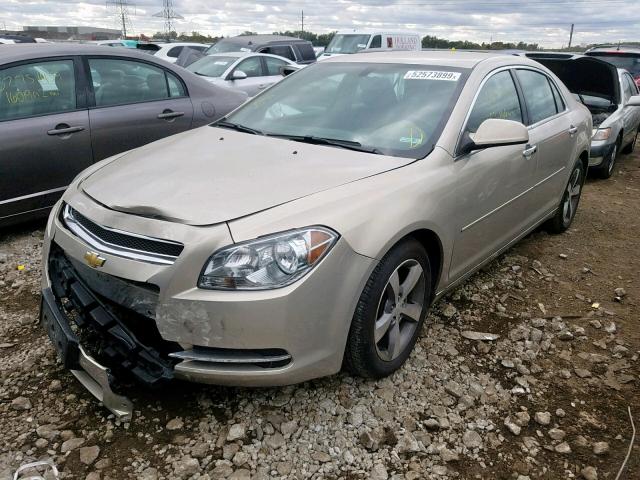 1G1ZC5E07CF158334 - 2012 CHEVROLET MALIBU 1LT 米色 照片 2
