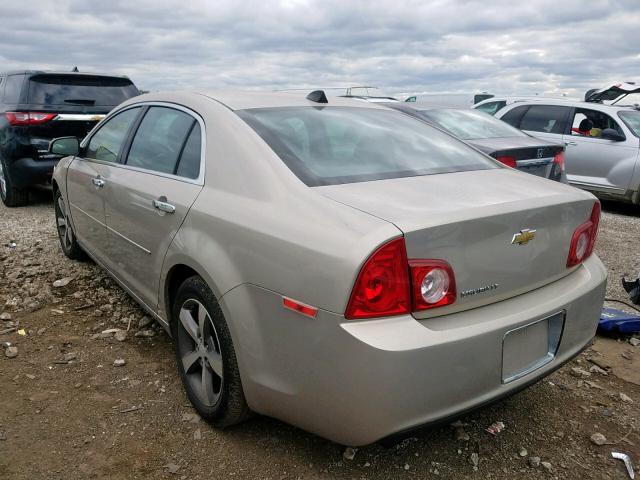 1G1ZC5E07CF158334 - 2012 CHEVROLET MALIBU 1LT 米色 照片 3
