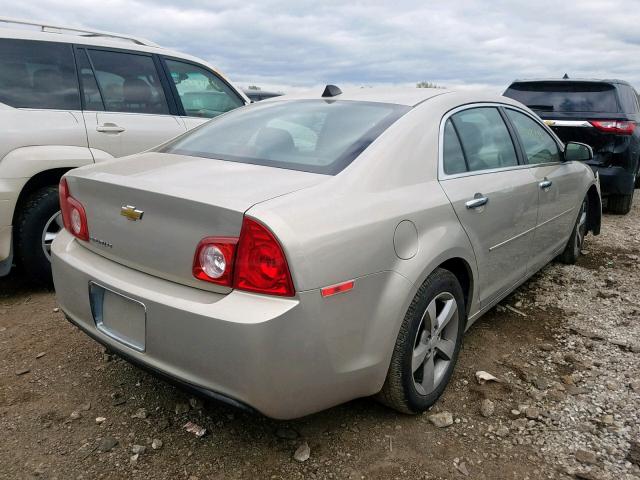 1G1ZC5E07CF158334 - 2012 CHEVROLET MALIBU 1LT 米色 照片 4