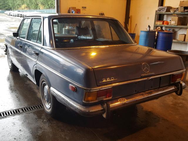 11406012009635 - 1973 MERCEDES-BENZ 280 BLUE photo 3