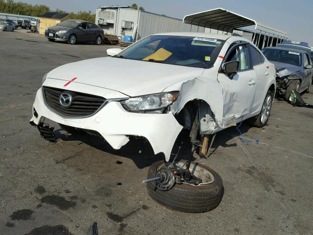 JM1GJ1V50F1204578 - 2015 MAZDA 6 TOURING WHITE photo 2