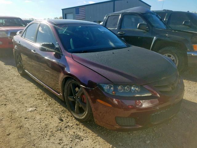 1YVHP80C275M39568 - 2007 MAZDA 6 I PURPLE photo 1