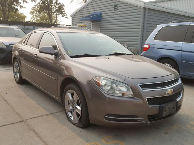 1G1ZC5EB6AF220417 - 2010 CHEVROLET MALIBU 1LT TAN photo 1