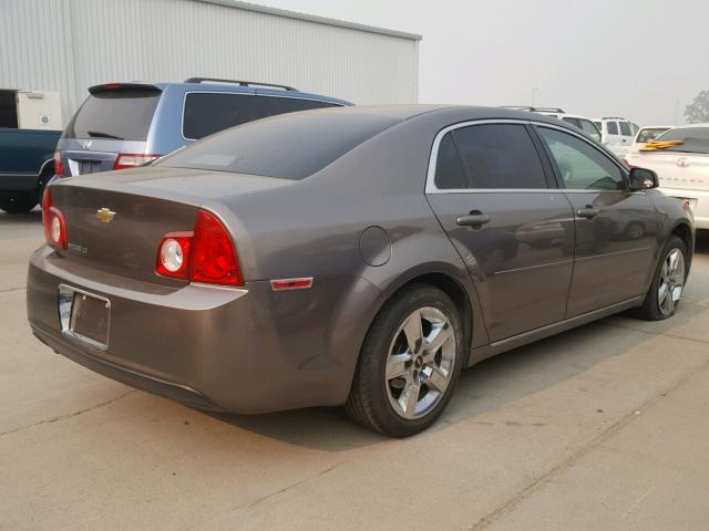 1G1ZC5EB6AF220417 - 2010 CHEVROLET MALIBU 1LT TAN photo 4