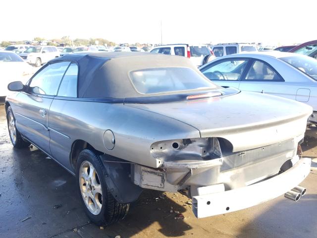 3C3EL55H1XT551743 - 1999 CHRYSLER SEBRING JX TAN photo 3