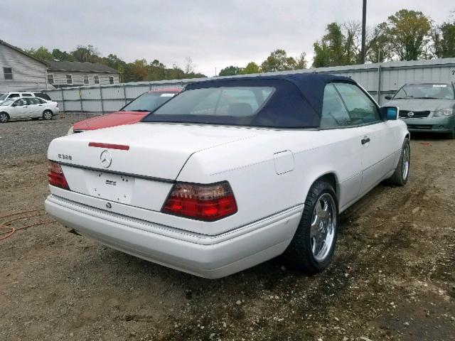 WDBEA66E3SC270560 - 1995 MERCEDES-BENZ E 320 WHITE photo 4