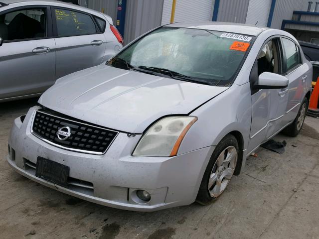 3N1AB61E28L673935 - 2008 NISSAN SENTRA 2.0 SILVER photo 2